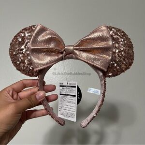 Disney - Rose/Pink Gold Sequin Minnie Ears